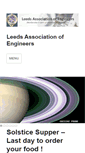 Mobile Screenshot of leeds-engineers.org.uk